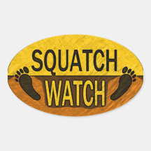 Squatch Uhr Sticker