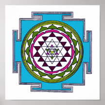 Sri Yantra Druck Plakatdrucke