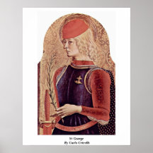 St George durch Carlo Crivelli Posterdrucke