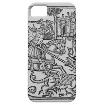 St George gegen den Drachen iPhone 5 Etuis