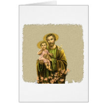 St JosephNovena Karte