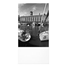 St Katherines Dock London Customized Photo Card