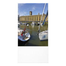 St Katherines Dock London Picture Card
