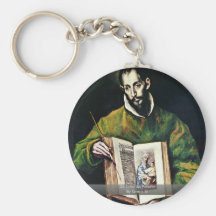 St Luke als Maler durch Greco EL Schlüsselband
