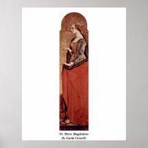 St Mary Magdalene durch Carlo Crivelli Plakate