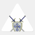 St Michael - Schwerter und Schild Sticker