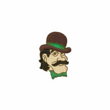 St Patrick das gestickte Leprecaun Tagesder männer Polo Hemd