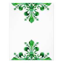 St Patrick glückliche Lilie Individuelle Einladungskarten