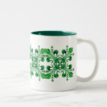 St Patrick glücklicher Lilien-Becher Kaffeetassen