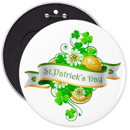 St Patrick Knopf Tag20 Button