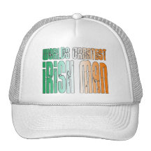St Patrick Tag: Der bestste irische Mann der Welt Kappen