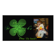 St Patrick Tagesfoto-Karte Foto Karte