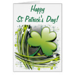 St Patrick Tagesklee Grußkarten