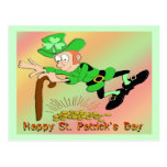 St Patrick Tageskobold-Gold Postkarte