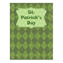 St Patrick Tagespostkarte