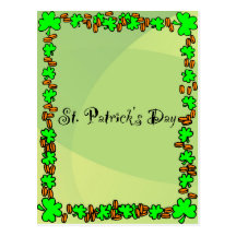 St Patrick Tagespostkarte