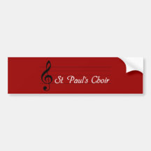 St Paul Chor Autoaufkleber
