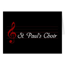 St Paul Chor Grußkarte