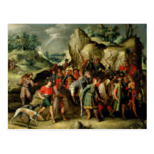 St Paul führte zu Damaskus nach seiner Umwandlung Postkarten