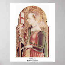 St Ursula durch Carlo Crivelli Posterdruck