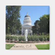 Staats-Hauptstadt, Sacramento, CA Kühlschrankmagnete