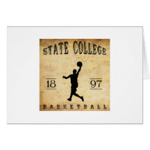 Staats-Uni-Pennsylvania-Basketball 1897 Grußkarten