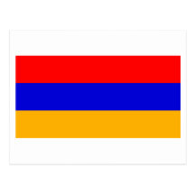 Staatsflagge von Armenien Postkarte