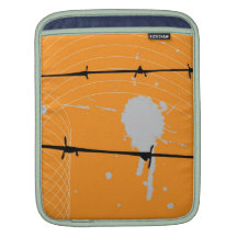 Stacheldraht-Rickshaw-Hülse iPad Sleeve