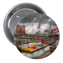 Stadt - Baltimore MD - modernes Maryland Buttons