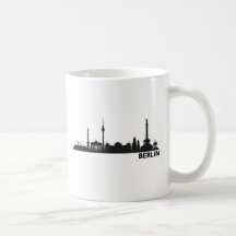 Stadt Berlin - Skyline 1c Kaffee Tasse