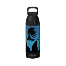 Stadt-Mädchen Trinkflasche