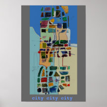 Stadt Posterdruck