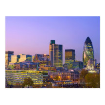Stadt von London Postkarte