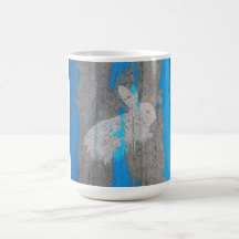 Städtische Kaninchen-Graffiti Kaffeetasse