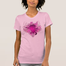 Städtisches Diamant-Fantasie-Rosa-Einhorn-T-Shirt