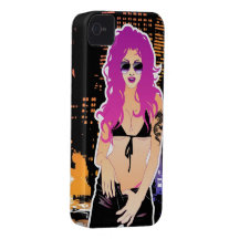 Städtisches Mädchen mit Drache-Tätowierung iPhone  iPhone 4 Cover