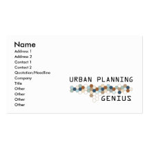 Stadtplanung-Genie Visitenkarten Vorlage