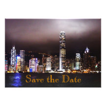 StadtSkyline Save the Date Personalisierte Einladungen