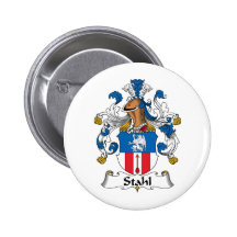 Stahl Familienwappen Button