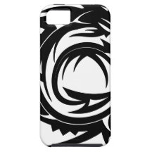 Stammes- Drache-Tätowierung Etui Fürs iPhone 5