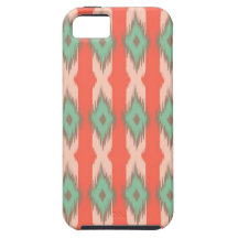 Stammes- geometrischer Diamant stripes aztekisches iPhone 5 Etuis