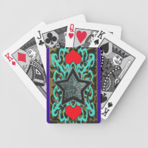 Stammes- Sternherz 2 Poker Karten