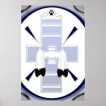 Stammes- Tanz Plakat