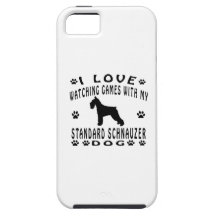 Standardschnauzer-Hundeentwürfe iPhone 5 Hüllen