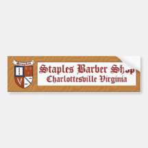 Staples-Friseursalon-Aufkleber Autosticker