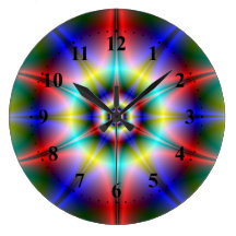 Star Halo Wall Clock
