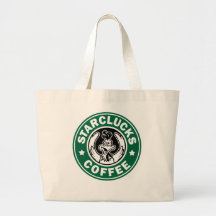 STARCLUCKS KAFFEE LEINENTASCHE