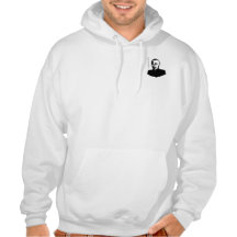 Starker schwarzer Hoodie