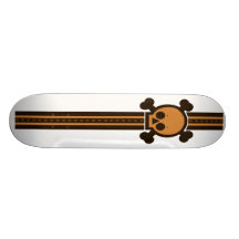 Starker Skulled Rennläufer Personalisiertes Skateboarddeck