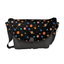 Starlit Himmel-Schwarzes Kuriertasche